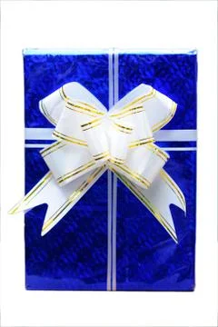 A Gift (Isolated in White) Stock Photos