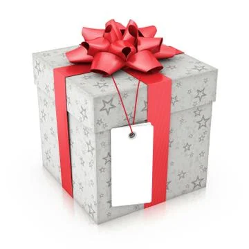 Gift With Label Stock Illustration