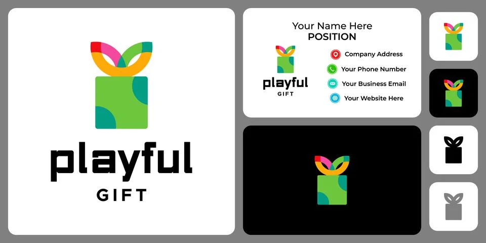 GIFT LOGO Stock Illustration