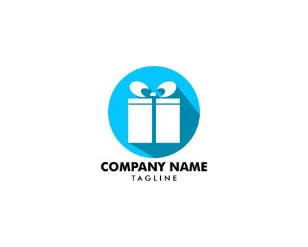 Gift Logo Template vector icon Stock Illustration