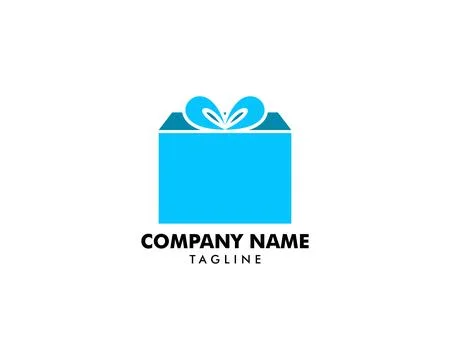 Gift Logo Template vector icon Stock Illustration
