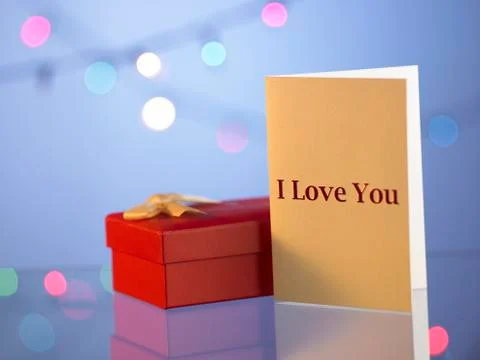 Gift with love Stock Photos