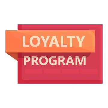 Gift loyalty program icon cartoon vector. Customer card Stock-Illustration
