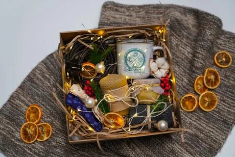 Gift for man Stock Photos