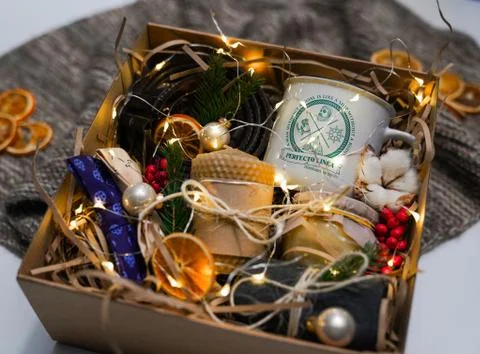 Gift for man Stock Photos