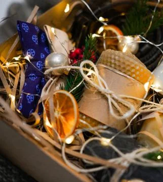 Gift for man Stock Photos