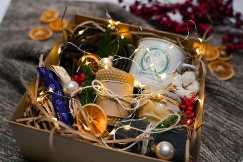 Gift for man Stock Photos