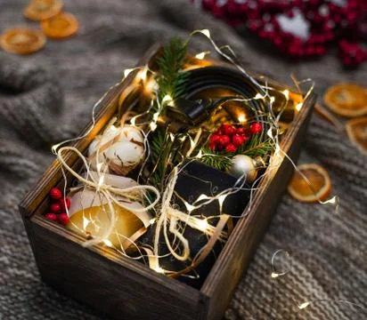 Gift for man Stock Photos