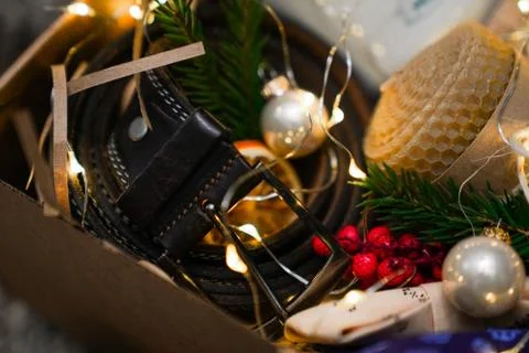 Gift for man Stock Photos