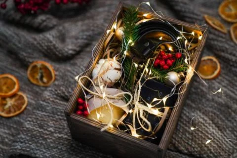 Gift for man Stock Photos