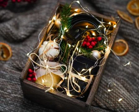 Gift for man Stock Photos
