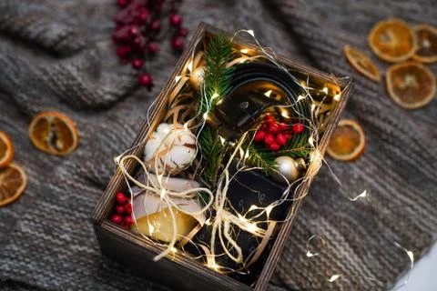 Gift for man Stock Photos