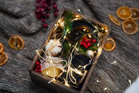 Gift for man Stock Photos