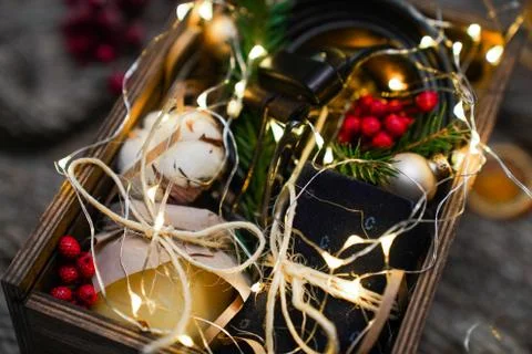 Gift for man Stock Photos