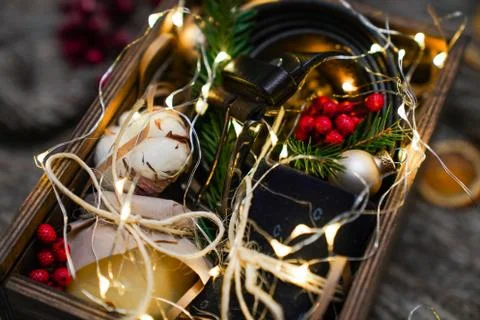 Gift for man Stock Photos