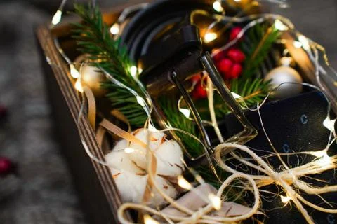 Gift for man Stock Photos