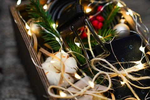 Gift for man Stock Photos