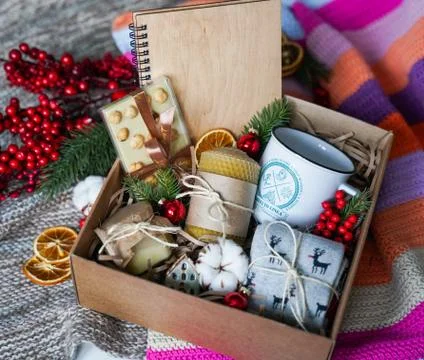 Gift for man Stock Photos