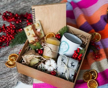 Gift for man Stock Photos