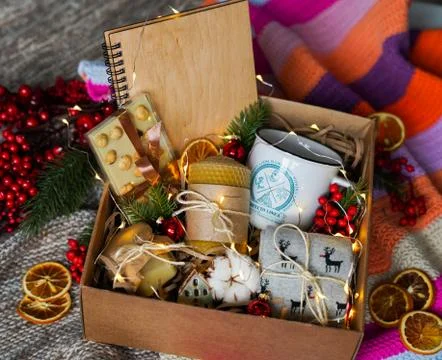 Gift for man Stock Photos