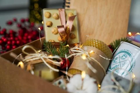 Gift for man Stock Photos