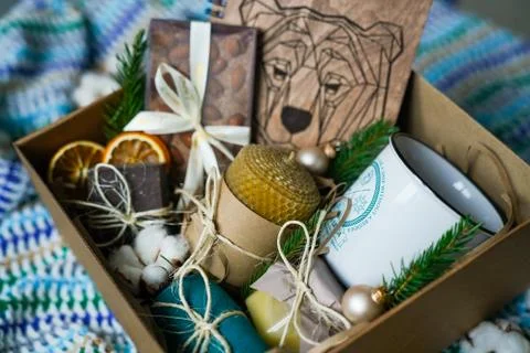 Gift for man Stock Photos