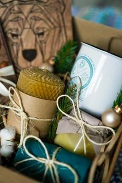 Gift for man Stock Photos