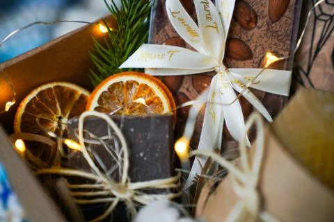 Gift for man Stock Photos