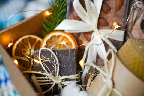 Gift for man Stock Photos