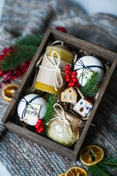 Gift for man Stock Photos