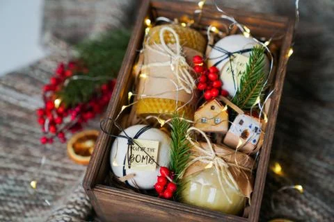 Gift for man Stock Photos