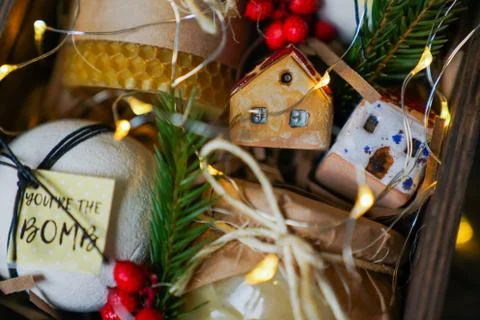 Gift for man Stock Photos