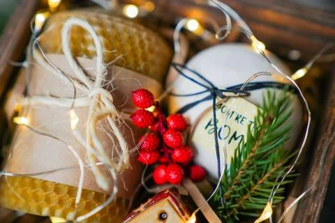 Gift for man Stock Photos