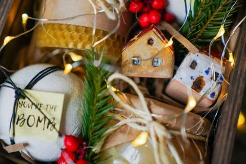 Gift for man Stock Photos