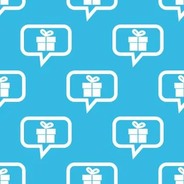 Gift message pattern Illustrazione stock