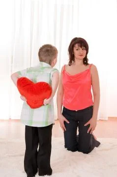 Gift for mother Stock Photos