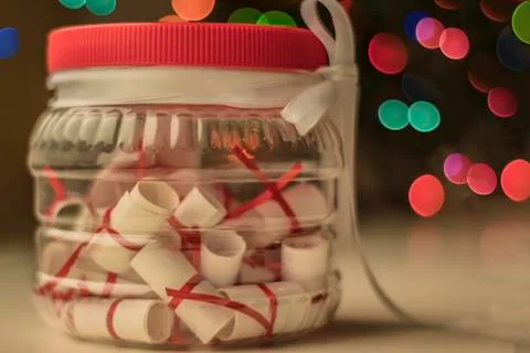 Gift on New Year Stock Photos