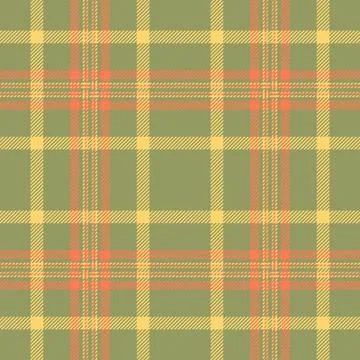 Gift paper check vector pattern, fashion seamless fabric tartan. Seventies .. Stock Illustration