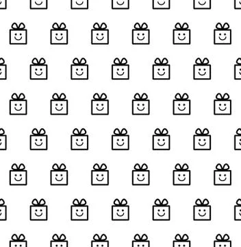 Gift pattern. gift texture Background Stock Illustration