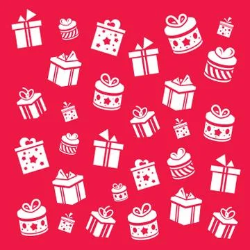 Gift pattern Stock Illustration