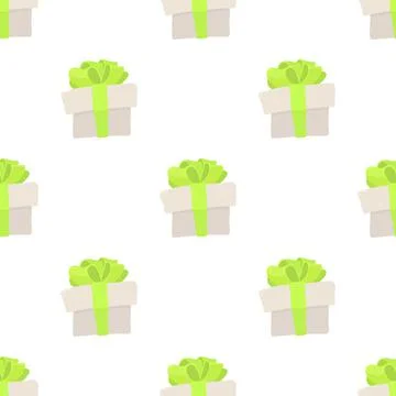 Gift pattern seamless vector Illustrazione stock