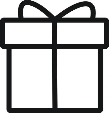 Gift present box icon Stock Illustration