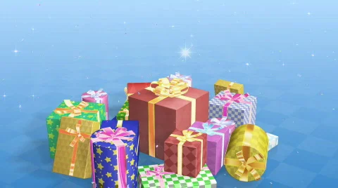 Gift Present Rotate-AD HD Stock Footage