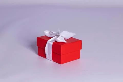 Gift in a red box 写真素材