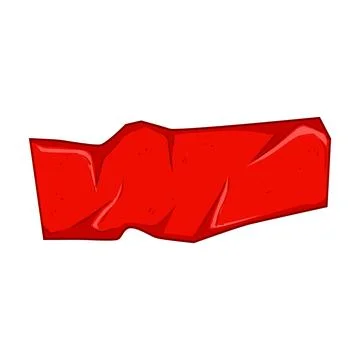 Gift red tape cartoon vector illustration 스톡 일러스트