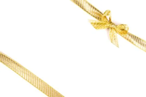 Gift ribbon with bow Stock-Fotos