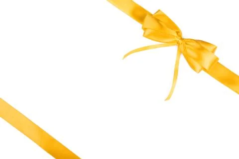 Gift ribbon with bow Foto stock