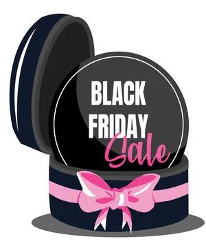 Gift sale background with big pink ribbon. Vector illustration.Wallpaper.fl.. Stock Illustration