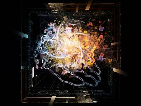 Gift of Science Stock Illustration