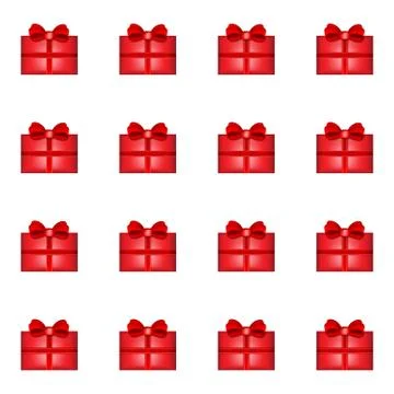 Gift seamless pattern Stock Illustration